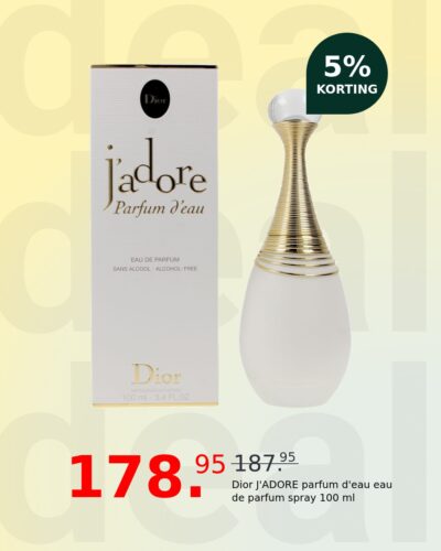 Dior J'ADORE parfum d'eau eau de parfum spray 100 ml