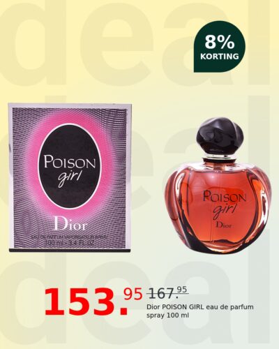 Dior POISON GIRL eau de parfum spray 100 ml