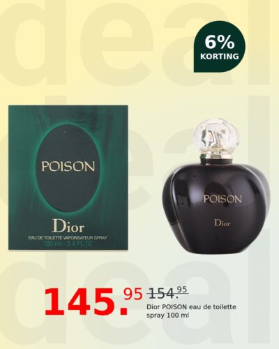 Dior POISON eau de toilette spray 100 ml