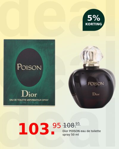 Dior POISON eau de toilette spray 50 ml
