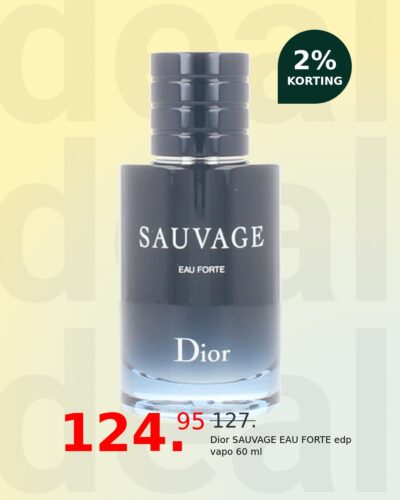 Dior SAUVAGE EAU FORTE edp vapo 60 ml
