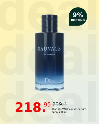 Dior SAUVAGE eau de parfum spray 200 ml