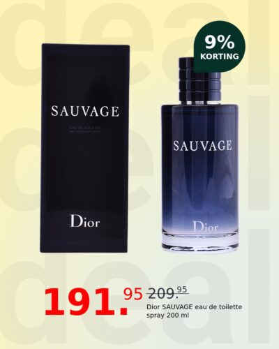Dior SAUVAGE eau de toilette spray 200 ml