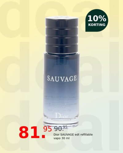 Dior SAUVAGE edt refillable vapo 30 ml