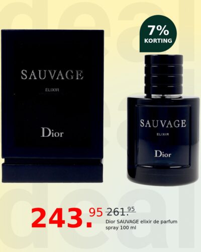 Dior SAUVAGE elixir de parfum spray 100 ml