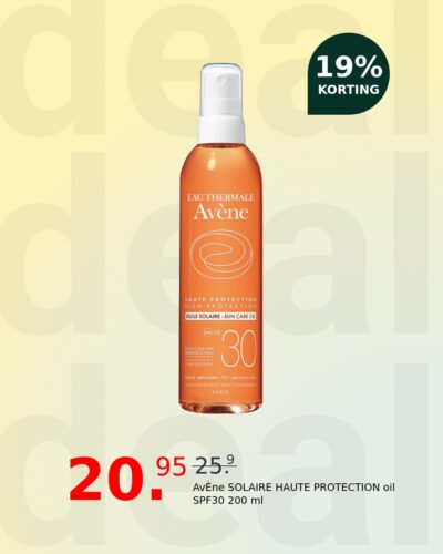 AvÈne SOLAIRE HAUTE PROTECTION oil SPF30 200 ml