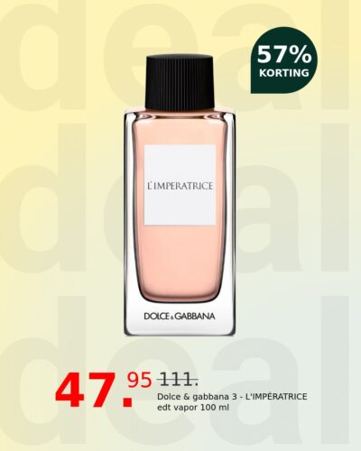 Dolce & gabbana 3 - L'IMPÉRATRICE edt vapor 100 ml