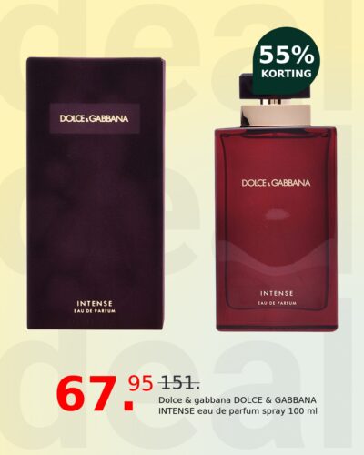 Dolce & gabbana DOLCE & GABBANA INTENSE eau de parfum spray 100 ml