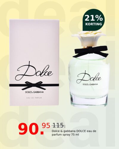 Dolce & gabbana DOLCE eau de parfum spray 75 ml