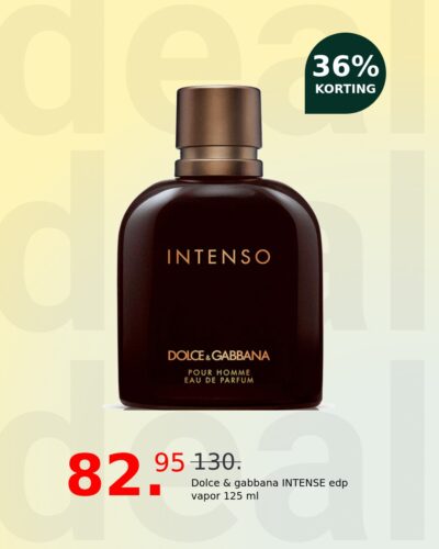 Dolce & gabbana INTENSE edp vapor 125 ml