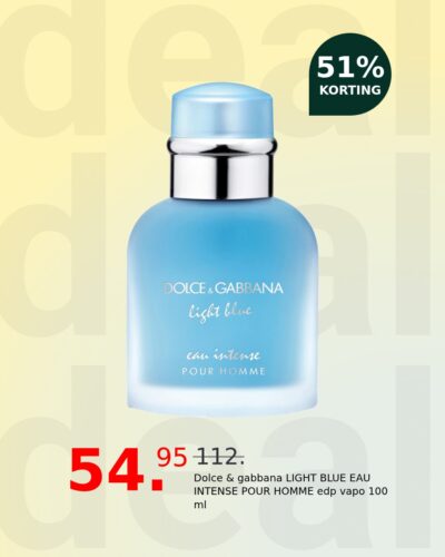 Dolce & gabbana LIGHT BLUE EAU INTENSE POUR HOMME edp vapo 100 ml