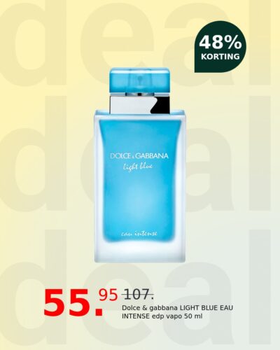 Dolce & gabbana LIGHT BLUE EAU INTENSE edp vapo 50 ml
