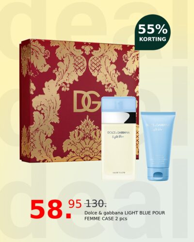 Dolce & gabbana LIGHT BLUE POUR FEMME CASE 2 pcs