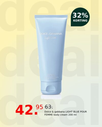 Dolce & gabbana LIGHT BLUE POUR FEMME body cream 200 ml
