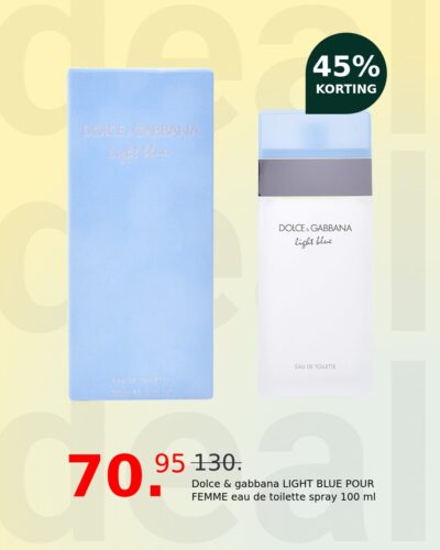 Dolce & gabbana LIGHT BLUE POUR FEMME eau de toilette spray 100 ml