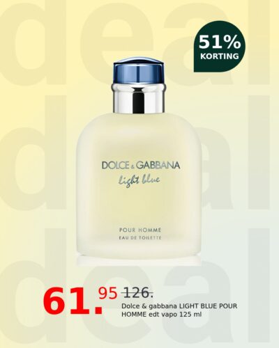 Dolce & gabbana LIGHT BLUE POUR HOMME edt vapo 125 ml