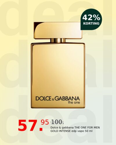 Dolce & gabbana THE ONE FOR MEN GOLD INTENSE edp vapo 50 ml
