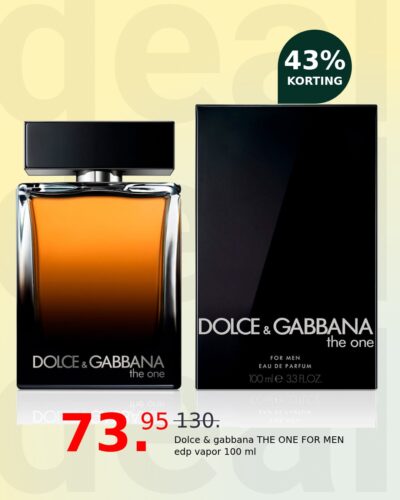 Dolce & gabbana THE ONE FOR MEN edp vapor 100 ml