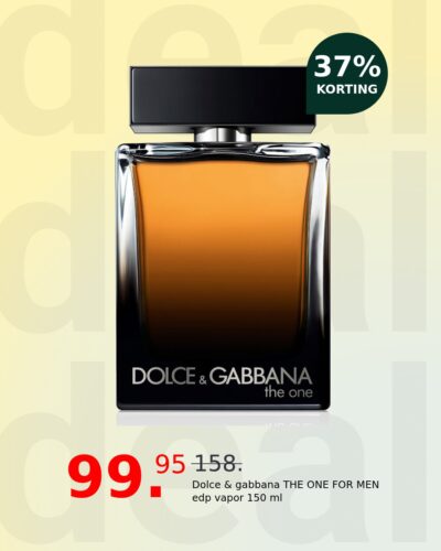 Dolce & gabbana THE ONE FOR MEN edp vapor 150 ml