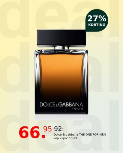 Dolce & gabbana THE ONE FOR MEN edp vapor 50 ml