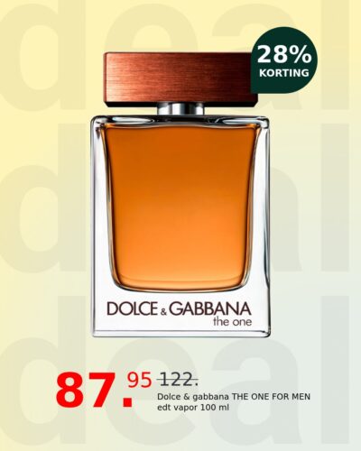 Dolce & gabbana THE ONE FOR MEN edt vapor 100 ml