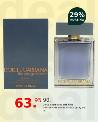 Dolce & gabbana THE ONE GENTLEMAN eau de toilette spray 100 ml