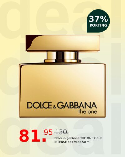 Dolce & gabbana THE ONE GOLD INTENSE edp vapo 50 ml