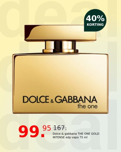Dolce & gabbana THE ONE GOLD INTENSE edp vapo 75 ml