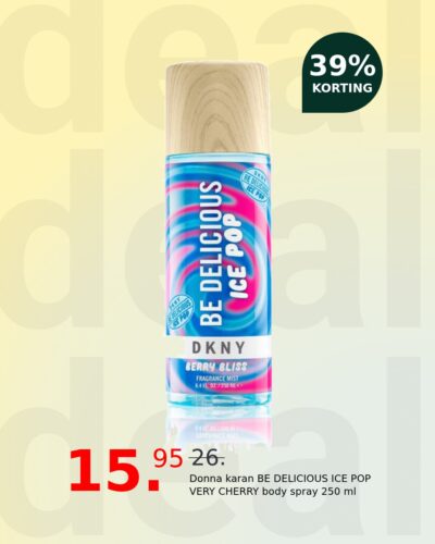 Donna karan BE DELICIOUS ICE POP VERY CHERRY body spray 250 ml