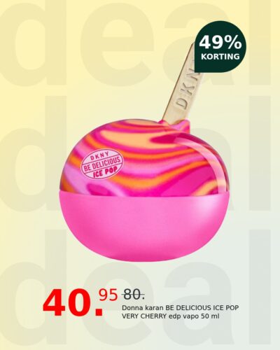 Donna karan BE DELICIOUS ICE POP VERY CHERRY edp vapo 50 ml