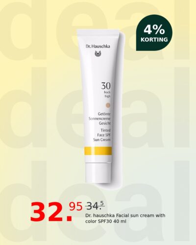 Dr. hauschka Facial sun cream with color SPF30 40 ml