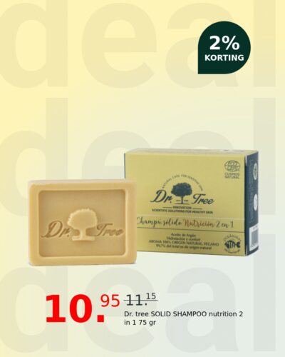 Dr. tree SOLID SHAMPOO nutrition 2 in 1 75 gr