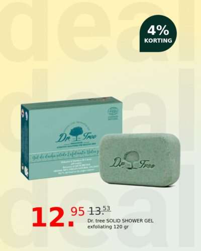 Dr. tree SOLID SHOWER GEL exfoliating 120 gr