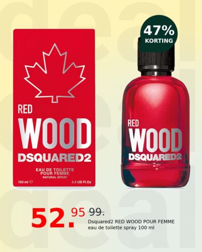 Dsquared2 RED WOOD POUR FEMME eau de toilette spray 100 ml