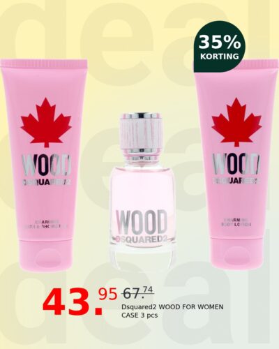 Dsquared2 WOOD FOR WOMEN CASE 3 pcs