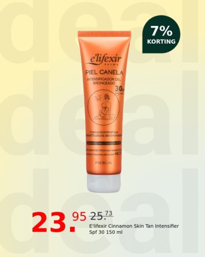 E'lifexir Cinnamon Skin Tan Intensifier Spf 30 150 ml