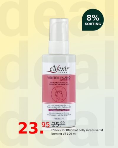 E'lifexir DERMO flat belly intensive fat burning oil 100 ml