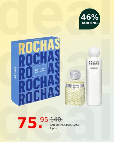 EAU DE ROCHAS CASE 2 pcs