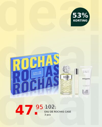 EAU DE ROCHAS CASE 3 pcs