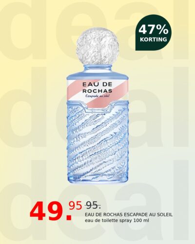 EAU DE ROCHAS ESCAPADE AU SOLEIL eau de toilette spray 100 ml