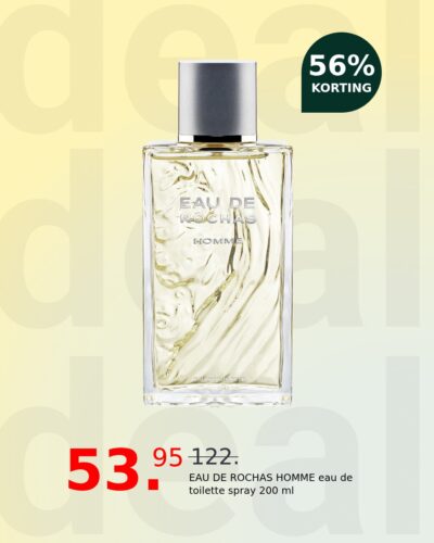 EAU DE ROCHAS HOMME eau de toilette spray 200 ml