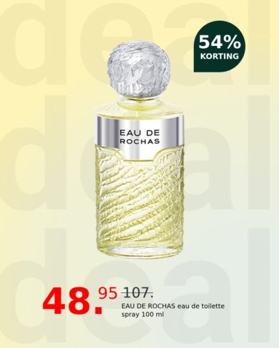 EAU DE ROCHAS eau de toilette spray 100 ml