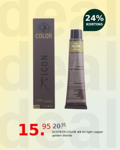 ECOTECH COLOR #8.43 light copper golden blonde