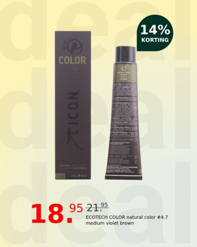 ECOTECH COLOR natural color #4.7 medium violet brown