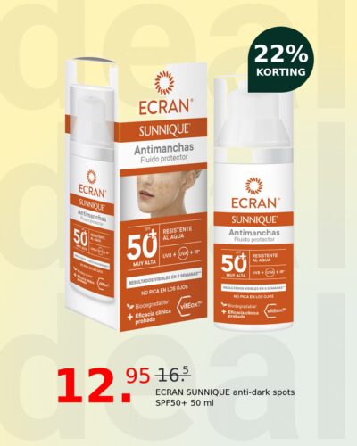 ECRAN SUNNIQUE anti-dark spots SPF50+ 50 ml