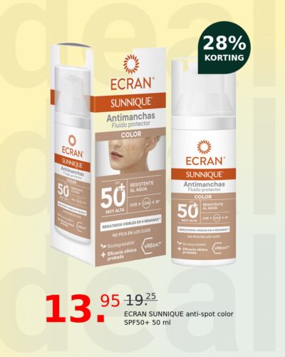 ECRAN SUNNIQUE anti-spot color SPF50+ 50 ml