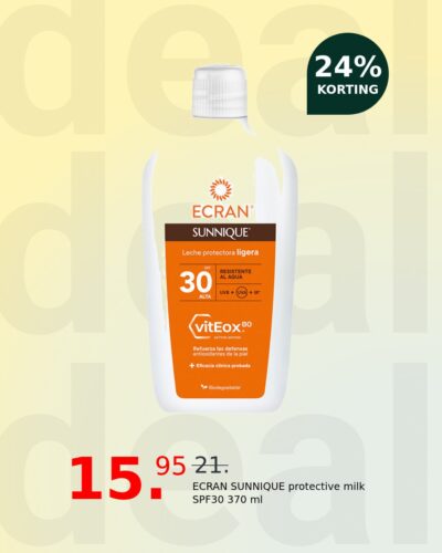 ECRAN SUNNIQUE protective milk SPF30 370 ml
