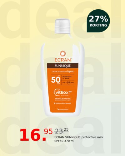 ECRAN SUNNIQUE protective milk SPF50 370 ml
