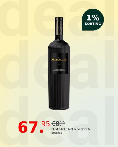 EL MIRACLE Nº1 vino tinto 6 botellas
