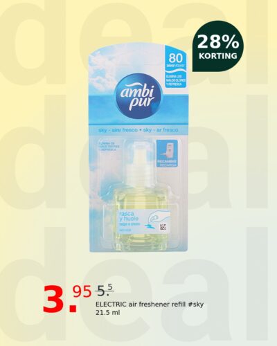 ELECTRIC air freshener refill #sky 21.5 ml